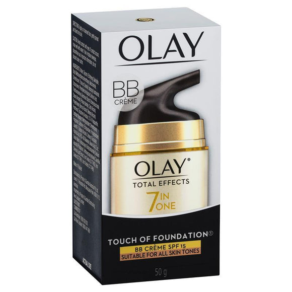 Olay Total Effects Touch of Foundation Moisturiser with SPF15 50g