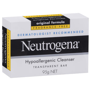 Neutrogena Hypoallergenic Cleanser Transparent Bar 95g