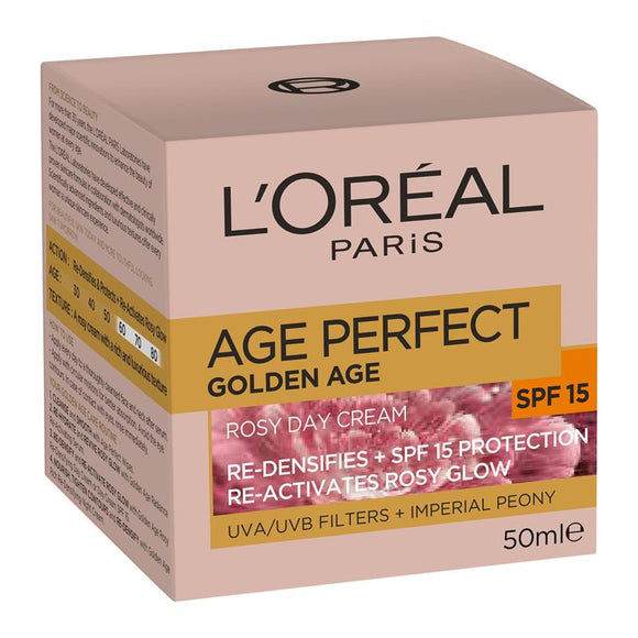 L'oreal Paris Age Perfect Golden Age Rosy Re-Densifying Day Cream SPF 15 50ml