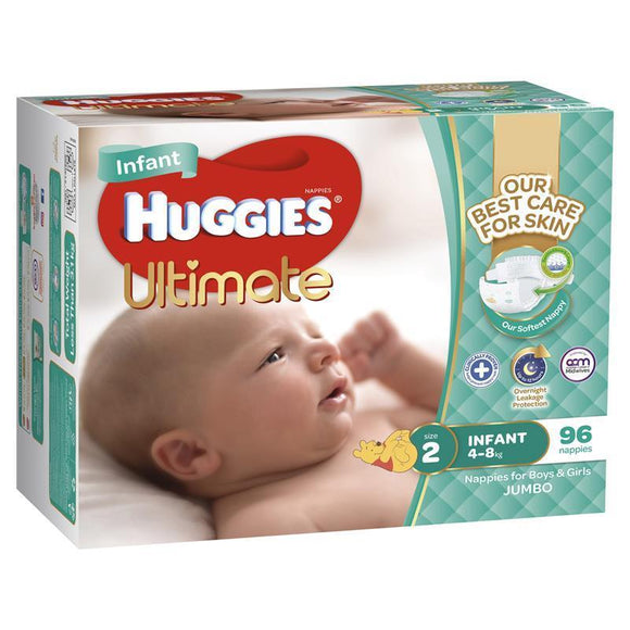 Huggies Jumbo Ultimate Infant 96 Pack