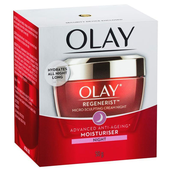 Olay Regenerist Anti-Ageing Micro-Sculpting Night Cream Moisturiser 50g