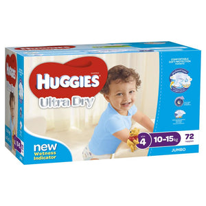 Huggies Jumbo Toddler Boy 72 Pack