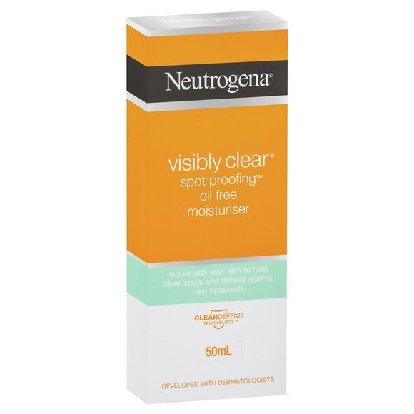 Neutrogena Visibly Clear Spot Proofing Oil Free Moisturiser 50mL
