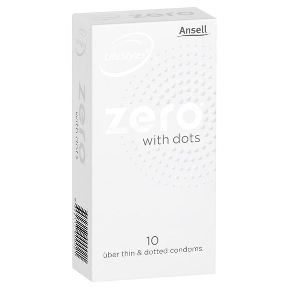 LifeStyles Zero Dots Condoms 10 Pack