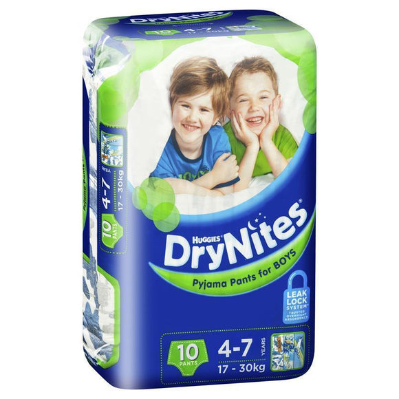 Huggies DryNites Boy 4+ Years 10 Pack