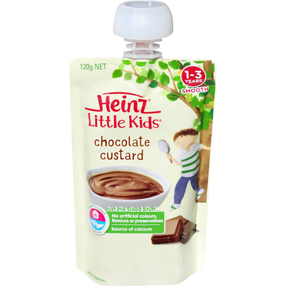 Heinz Dairy Snack Pouch Chocolate Custard 120g