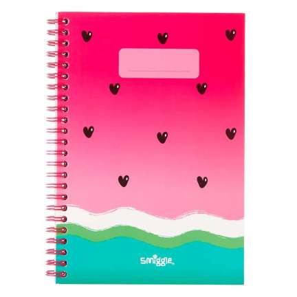 A5 Findings Lined Notebook = PINK