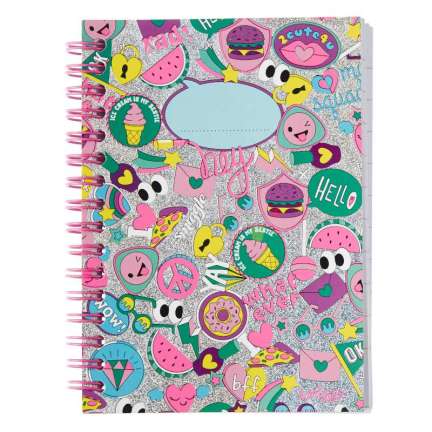 A6 Say Again Lined Notebook = PINK
