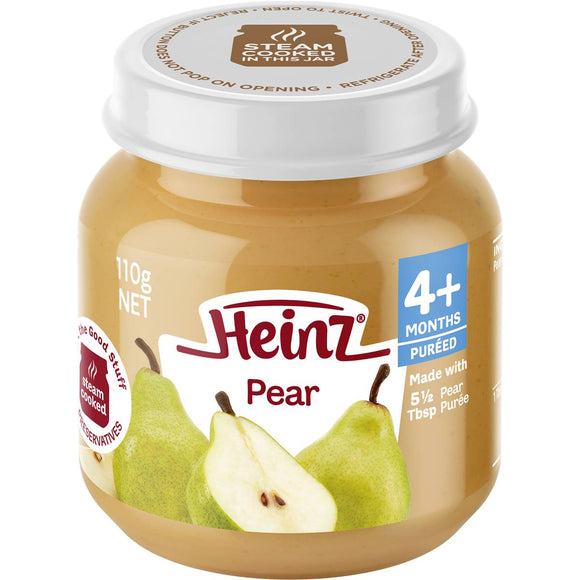 Heinz Fruity Pear Jar 110g