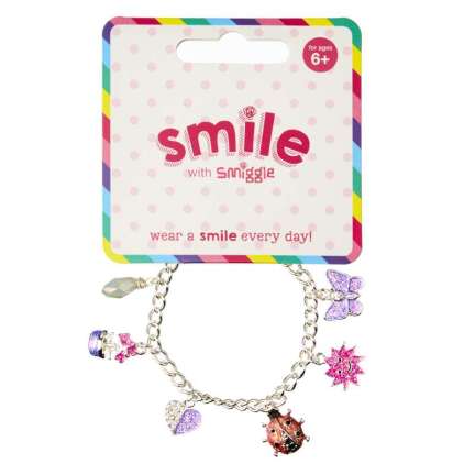 Smile Shimmer Charm Bracelet = MIX