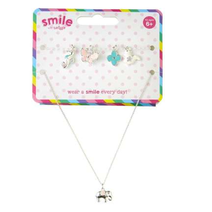 Smile Journey Charm Necklace = MIX