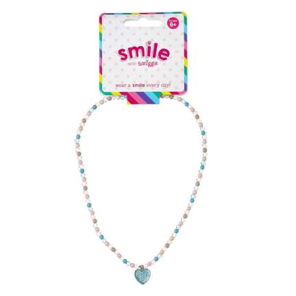 Smile Heart Beaded Necklace = MIX
