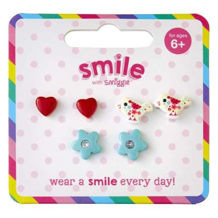 Smile Charming Earring Pack X3 = MIX