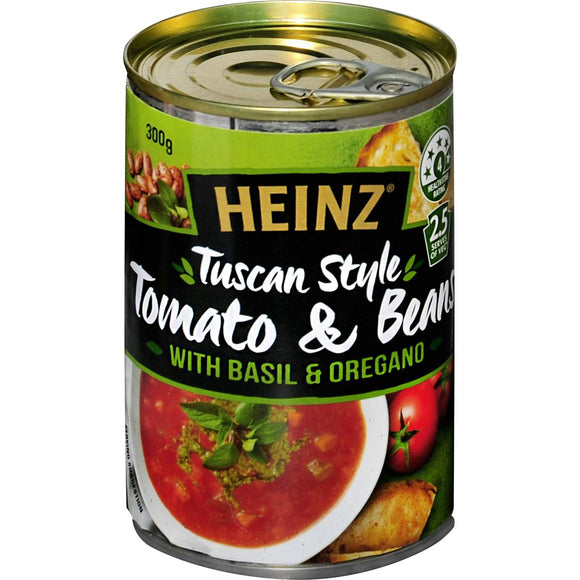 Heinz Soup Tomato Beans Oregano Basil 300g