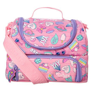 Poppin Double Strap Lunchbox = PINK