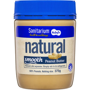 Sanitarium Peanut Butter Natural Smooth 375g