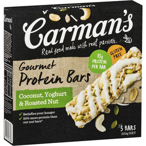 Carman's Protein Muesli Bars Yoghurt & Nut 200g
