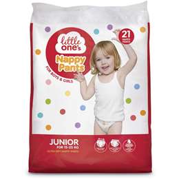 Little One's Convenience Pants Junior 15-25kg 21 pack