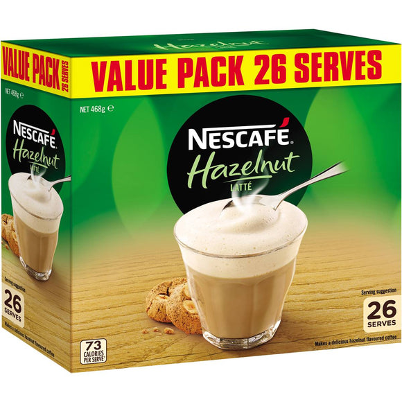 Nescafe Coffee Sachets Hazelnut 26pk