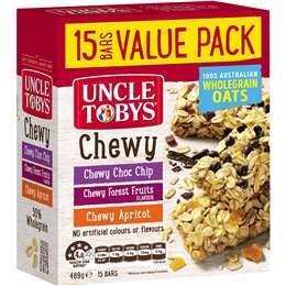 Uncle Tobys Muesli Bars Variety Pack 15 pack