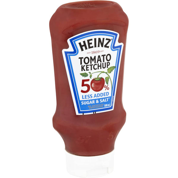 Heinz Tomato Ketchup Less Sugar 500ml