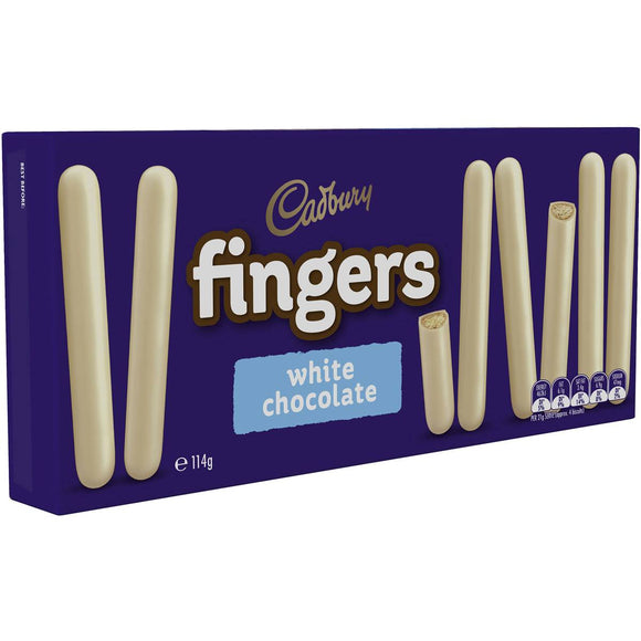 Cadbury Fingers White Chocolate 114g