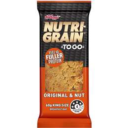 Kellogg's Nutri Grain To Go Original & Nut 60g