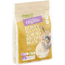 Macro Organic Honey Almond Bircher Muesli 500g