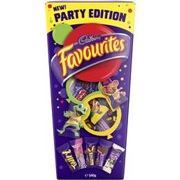 Cadbury Favourites Party Pack 540g