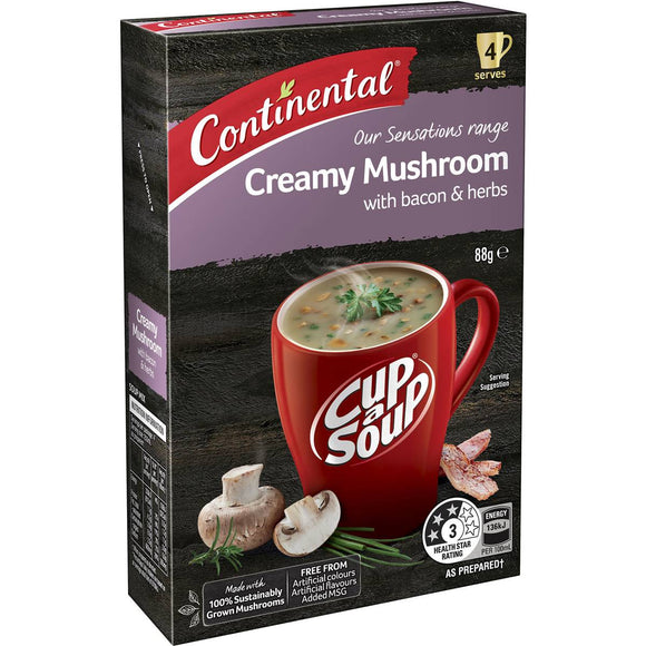 Continental Cup-a-soup Sensations Mushroom Bacon Herbs 88g