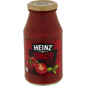 Heinz Pasta Sauce Tomato & Basil 525g
