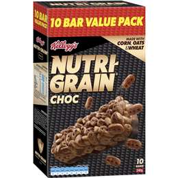 Kellogg's Nutri-grain Choc Bars 10 pack
