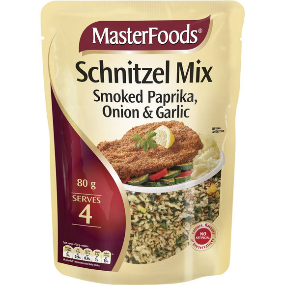 Masterfoods Schnitzel Mix Smoked Paprika Onion & Garlic 80g