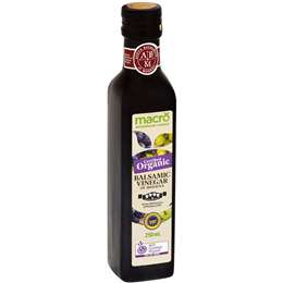 Macro Organic Vinegar Balsamic 4 Leaf 250ml