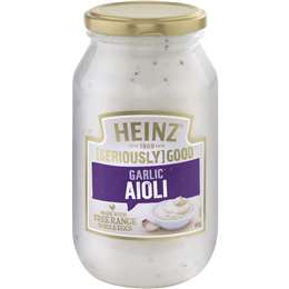 Heinz Seriously Good Aioli Garlic Mayonnaise 460g