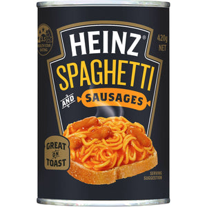 Heinz Spaghetti & Sausages & Tomato Sauce 420g