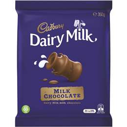 Cadbury Dairy Milk Chocolate Fair Trade 350g block