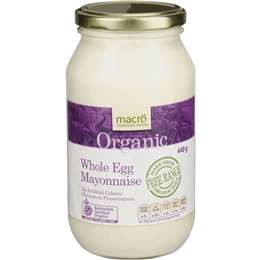 Macro Organic Whole Egg Mayonnaise 440g