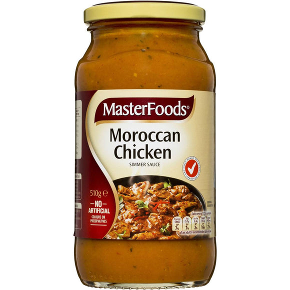 Masterfoods Moroccan Chicken Simmer Sauce 510g