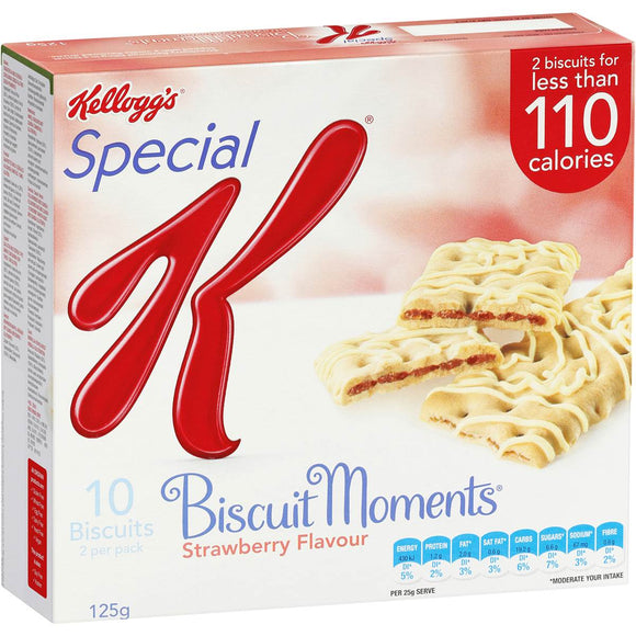 Kellogg?s Special K Biscuit Moments Strawberry 125g