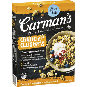 Carman's Honey Roasted Nut Crunchy Clusters 500g