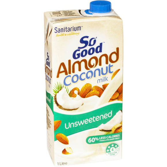 Sanitarium So Good Unsweetened Almond & Coconut Milk 1l