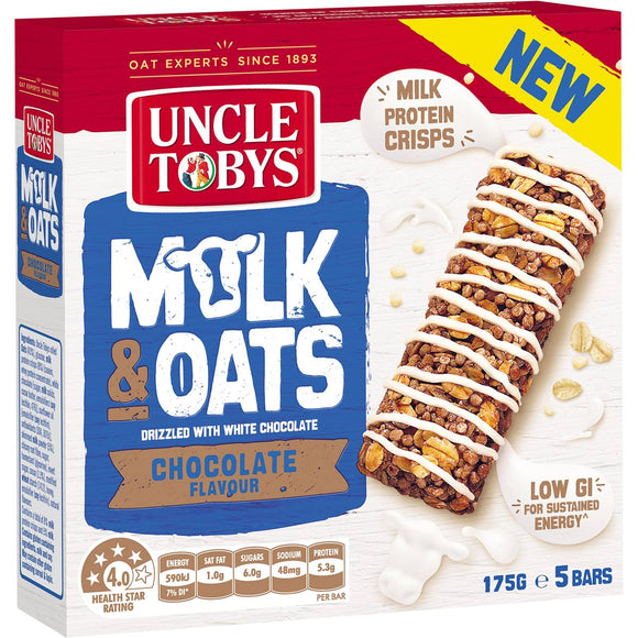 Uncle Toby's Milk & Oats Chocolate 175g