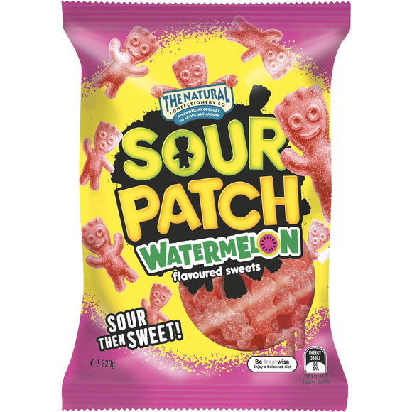 The Natural Confectionery Co Sour Patch Watermelon 220g bag