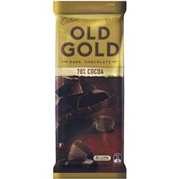 Cadbury Old Gold Dark Chocolate 70% Cocoa 200g block