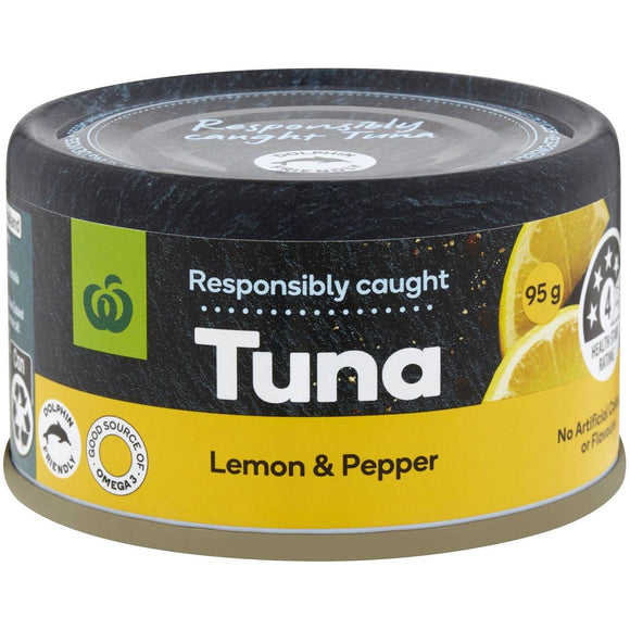 Woolworths Select Lemon & Pepper Tuna 95g