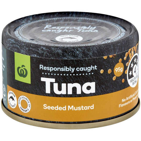 Woolworths Select Seeded Mustard Tuna 95g