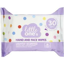 Little One's Baby Wipes Hand & Face 30 pack