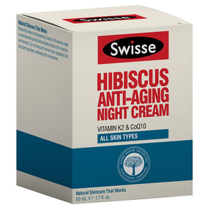 Swisse Hibiscus Anti Ageing Night Cream 50ml