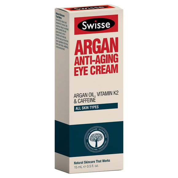Swisse Argan Anti Ageing Eye Cream 15ml